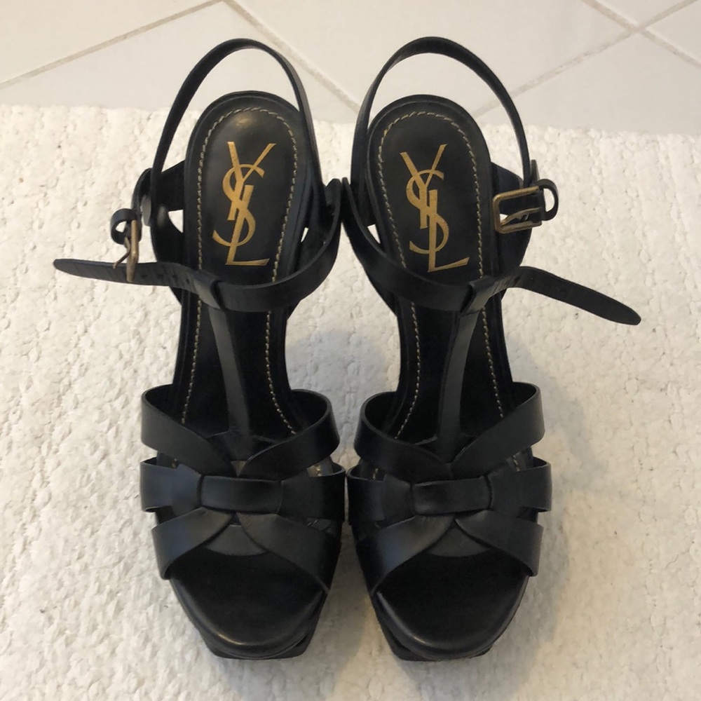 YSL Tribute Heels Worn Once!